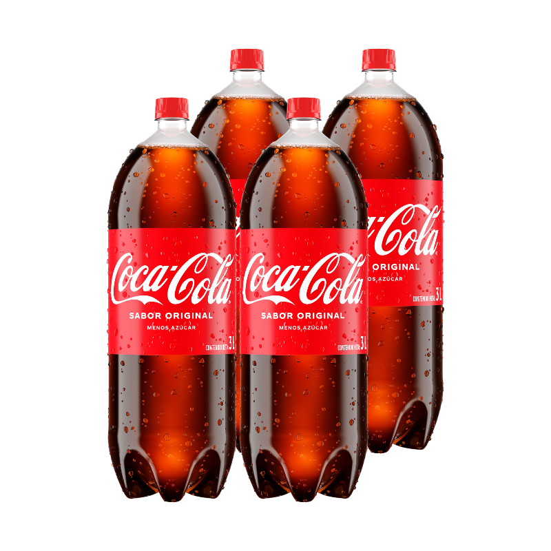Gaseosa Coca Cola 3L 4Pack
