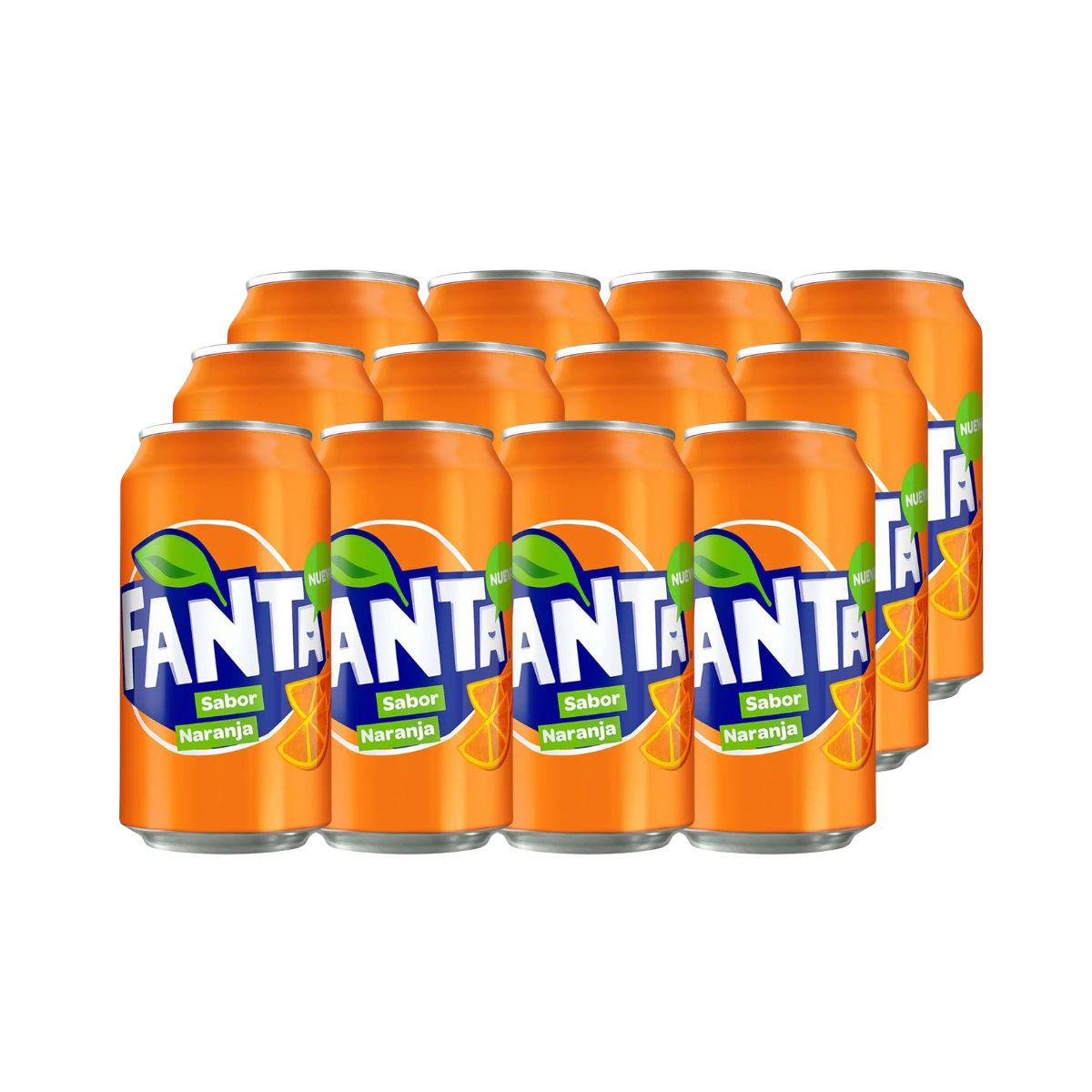Gaseosa de Naranja Fanta Lata 355ml 12Pack