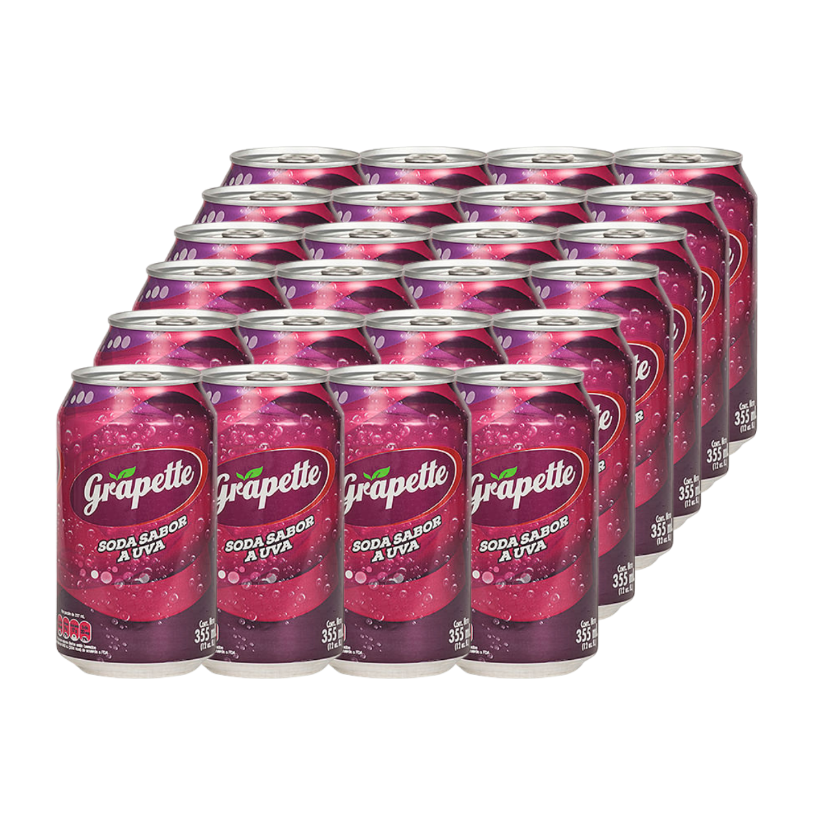Gaseosa de Uva Grapette Lata 355ml 24Pack