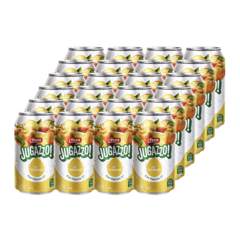 Néctar de Durazno Petit Jugazzo Lata 355ml 24Pack