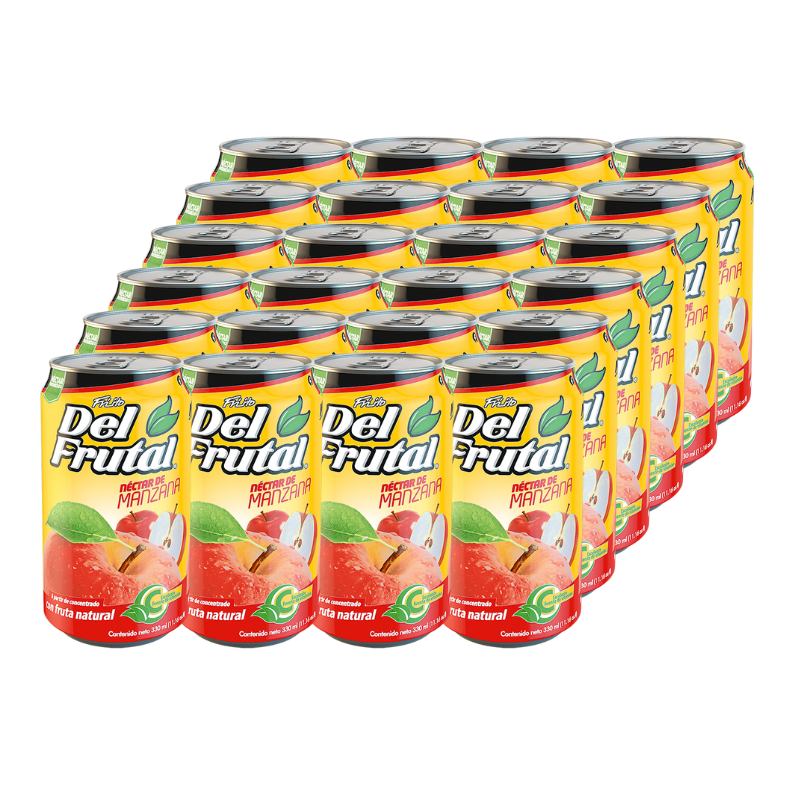 Néctar de Manzana Del Frutal Lata 355ml 24Pack