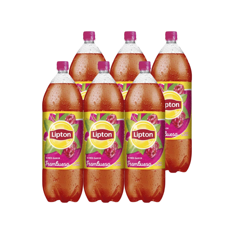 Té Frío de Frambuesa Lipton 2.5L 6Pack