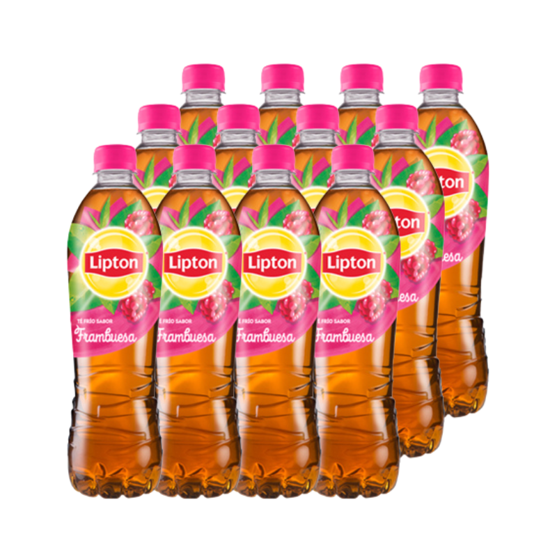 Té Frío de Frambuesa Lipton 500ml 12Pack